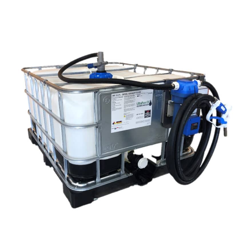 Portable 135 Gallon DEF Tote/Pump Combo Hirschman Oil Supply