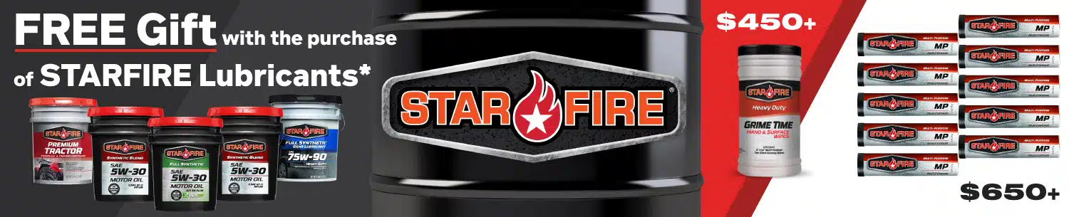 Starfire Lubricants Spend & Earn Event Banner