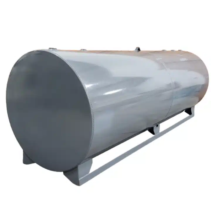 1100 Gallon skid tank angle view